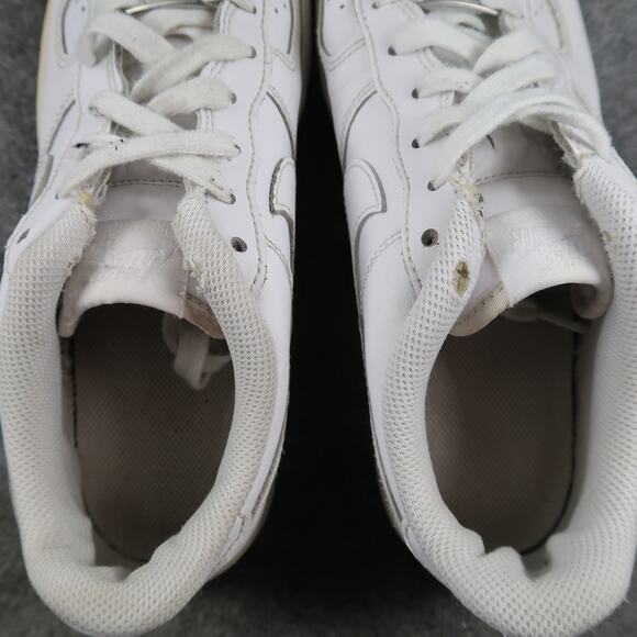 Nike Shoes Big Kids 7Y Air Force 1 Low Sneakers Casual White Lace Up Youth - Picture 10 of 15
